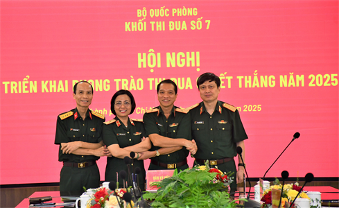 Khối thi đua số 7 - Bộ Quốc phòng triển khai các nội dung thi đua năm 2025