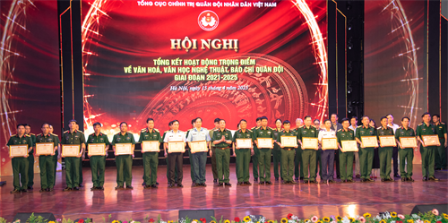 Tổng kết hoạt động trọng điểm về văn hóa, văn học nghệ thuật, báo chí Quân đội giai đoạn 2021 - 2025