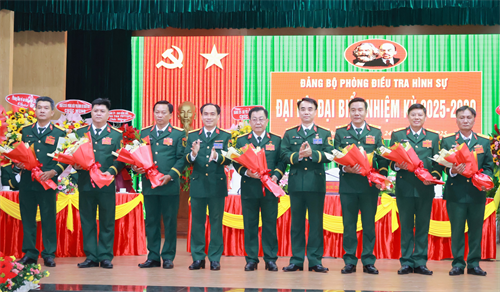 Đảng bộ Phòng Điều tra hình sự, Bộ Tham mưu Quân khu 7 đoàn kết, thống nhất, lãnh đạo hoàn thành tốt nhiệm vụ nhiệm kỳ 2020 – 2025