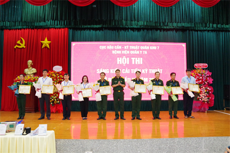 Bệnh viện Quân y 7A tổ chức Hội thi sáng kiến cải tiến kỹ thuật lần thứ VI