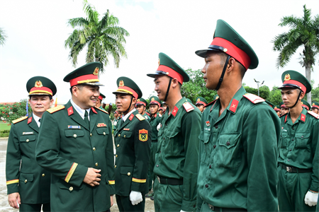 Chiến sĩ mới Trung đoàn 738 trưởng thành sau 3 tháng huấn luyện