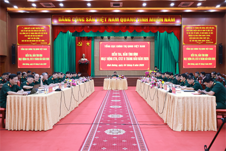 Tổng cục Chính trị QĐND Việt Nam kiểm tra, nắm tình hình CTĐ, CTCT 6 tháng đầu năm tại Bộ CHQS tỉnh Bình Dương