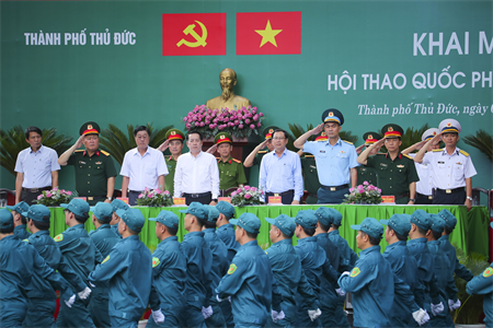Thành phố Thủ Đức khai mạc Hội thao Quốc phòng năm 2025