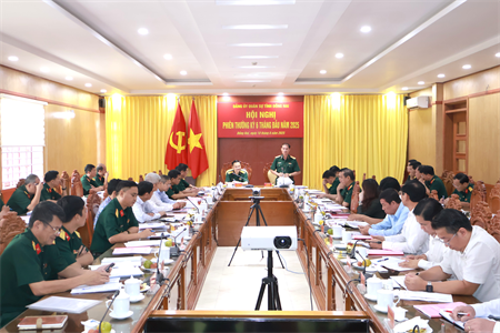Đảng ủy Quân sự tỉnh Đồng Nai tổ chức Hội nghị phiên thường kỳ 6 tháng đầu năm 2025