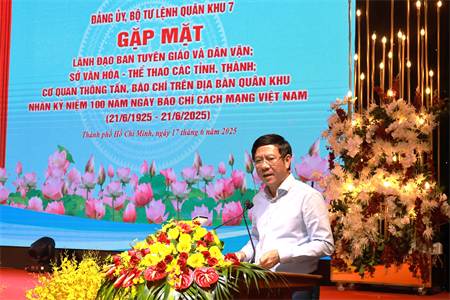 Thắt chặt phối hợp, lan tỏa hình ảnh LLVT Quân khu 7 trên mặt trận truyền thông