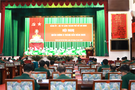 Đảng ủy, Bộ Tư lệnh TPHCM tổ chức Hội nghị quân chính 6 tháng đầu năm 2025