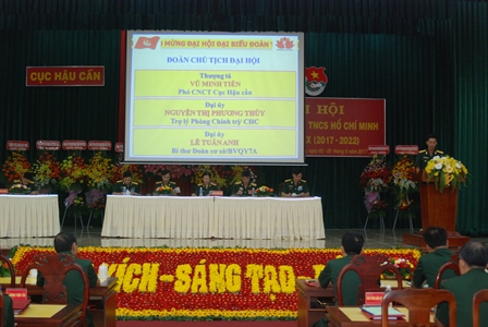 Cục Hậu cần: Đại hội đại biểu Đoàn thanh niên cộng sản Hồ Chí Minh lần thứ IX (2017 - 2022)