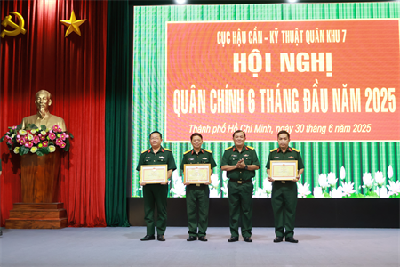 Cục Hậu cần – Kỹ thuật Quân khu 7 hoàn thành toàn diện các mặt công tác trong 6 tháng đầu năm
