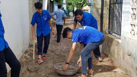 LLVT xã Tân Thới Nhì, huyện Hóc Môn, thành phố Hồ Chí Minh làm công tác dân vận
