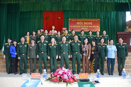 Tập huấn công tác Phụ nữ trong Quân đội năm 2017