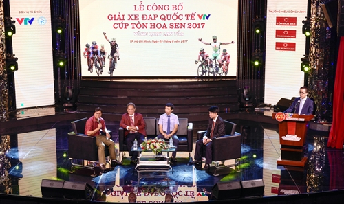 Công bố Giải xe đạp Quốc tế VTV Cúp Tôn Hoa Sen 2017