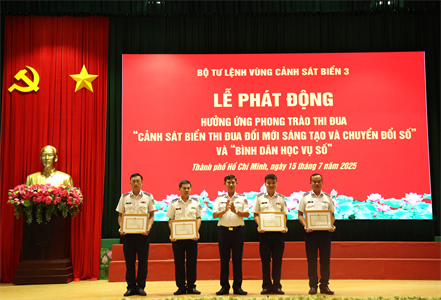 “Cảnh sát biển thi đua đổi mới sáng tạo và chuyển đổi số”