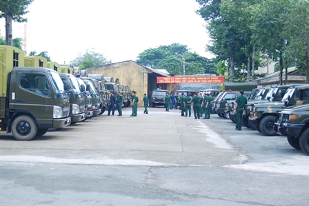 Tổng cục Kỹ thuật nghiệm thu xe ô tô quân sự sau sửa chữa, đồng bộ
