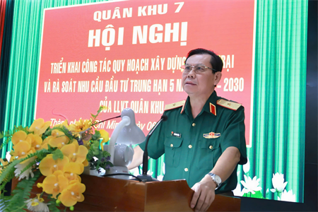 Quân khu 7 triển khai quy hoạch xây dựng doanh trại và rà soát nhu cầu đầu tư trung hạn giai đoạn 2026 – 2030