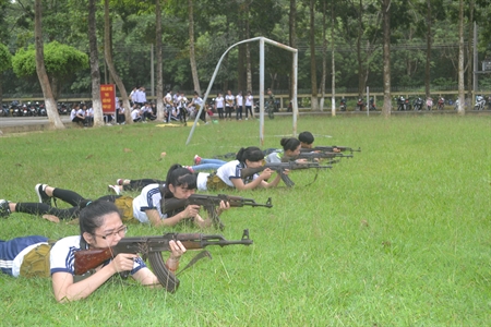 Trường Quân sự tỉnh Tây Ninh: Huấn luyện quân sự cho Trường Cao đẳng sư phạm