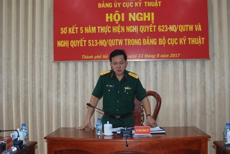 Cục Kỹ thuật Quân khu: Sơ kết 5 năm thực hiện Nghị quyết 513
