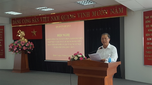 Quận 3, thành phố Hồ Chí Minh: Quản lý, sử dụng  có hiệu quả đảng viên xuất ngũ