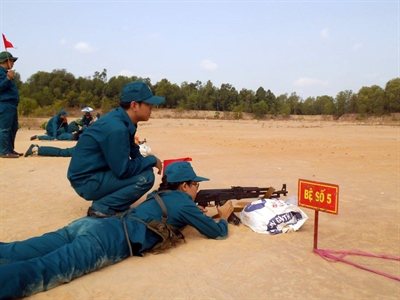 Phường 5, Quận 3 nâng cao chất lượng huấn luyện cho dân quân tự vệ