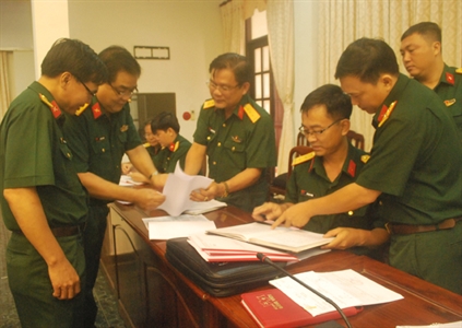 Bộ Tư lệnh Quân khu 7: Kiểm tra quy chế dân chủ Đảng ủy Bộ Tham mưu Quân khu