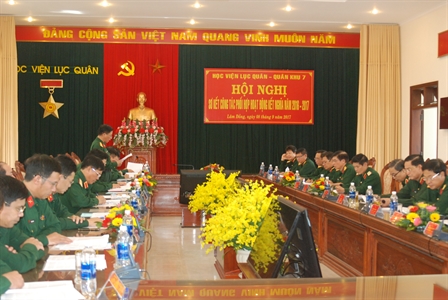 Học viện  lục quân và Quân khu 7: Sơ kết hoạt động kết nghĩa năm 2016 – 2017