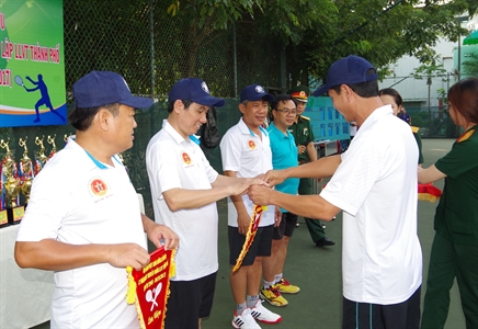 Bộ Tư lệnh TP.HCM tổ chức giải quần vợt mở rộng năm 2017