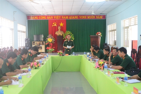 Đảng ủy, Bộ CHQS tỉnh Bình Thuận thực hiện tốt quy chế dân chủ cơ sở năm 2017