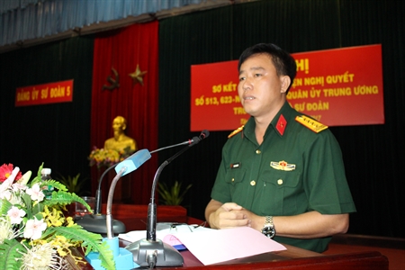 Đảng ủy Sư đoàn 5 sơ kết 5 năm thực hiện Nghị quyết 513 ,623 -NQ/QUTW của Quân ủy Trung ương