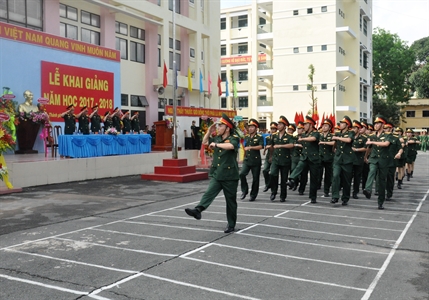 Trường Trung cấp Quân y 2 khai giảng năm học 2017 - 2018