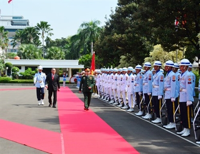 Việt Nam - Indonesia ký Tuyên bố Tầm nhìn chung về hợp tác quốc phòng 2017-2022