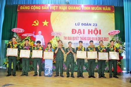 Lữ đoàn 23 Đại hội Thi đua quyết thắng giai đoạn 2012-2017