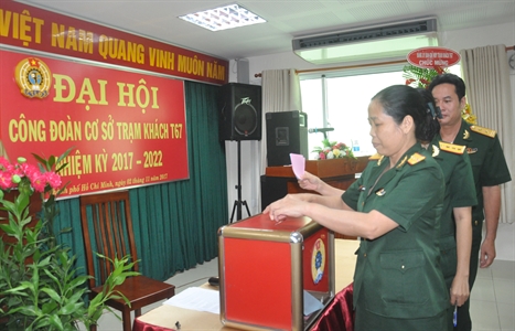 Đại hội công đoàn cơ sở Trạm khách T67 nhiệm kỳ 2017-2022