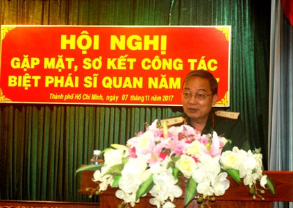 Đảng ủy Quân khu 7 sơ kết công tác biệt phái sĩ quan năm 2017