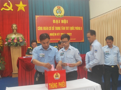 Đại hội công đoàn cơ sở Trung tâm TDTT Quốc phòng II nhiệm kỳ 2017-2022