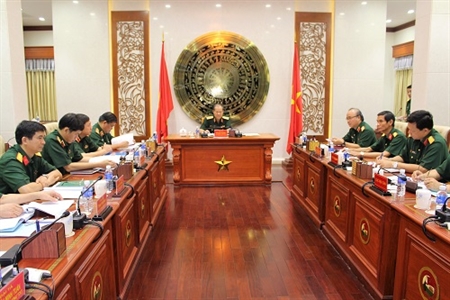 Thượng tướng Bế Xuân Trường kiểm tra công tác kỹ thật Quân khu 7