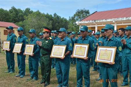 Bộ CHQS tỉnh Bà Rịa-Vũng Tàu tổ chức diễn tập bắn đạn thật năm 2017