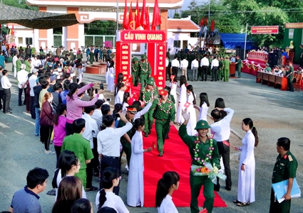 Tỉnh Long An: Hiệp đồng giao nhận quân năm 2018