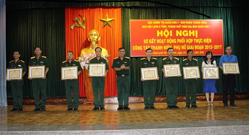 Quân khu 7 sơ kết hoạt động phối hợp công tác thanh niên, phụ nữ giai đoạn 2013-2017: Hiệu quả, đúng hướng