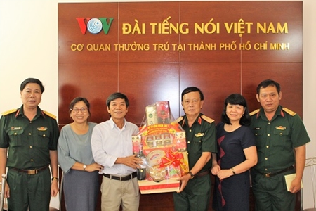 Bộ Tư lệnh Quân khu 7 chúc tết các cơ quan thông tấn, báo chí trên địa bàn thành phố Hồ Chí Minh