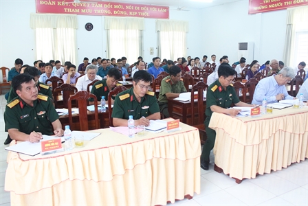 Thị xã Dĩ An triển khai nhiệm vụ quân sự quốc phòng năm 2018