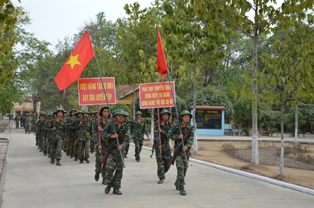 Tỉnh Bình Phước tăng cường tiềm lực quốc phòng, xây dựng khu vực phòng thủ vững chắc