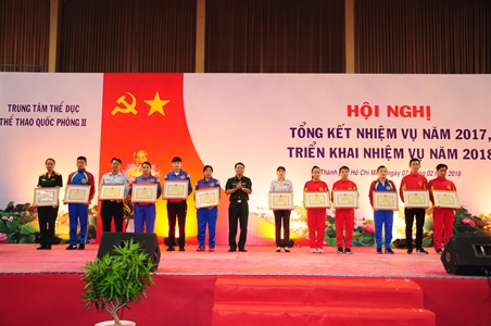 Trung tâm TDTT Quốc phòng II triển khai nhiệm vụ năm 2018