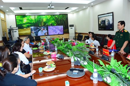 Giao lưu trực tuyến, chúc Tết bộ đội đảo Trường Sa Lớn